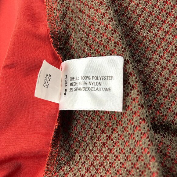 Orvis Womens Pack And Go Sedona Rain Jacket Reddish Orange Sz M Coat Long Lined - Picture 4 of 9